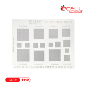AMAOE – STENCIL UNIVERSAL MULTIFUNCIÓN BGA 0.12 MM