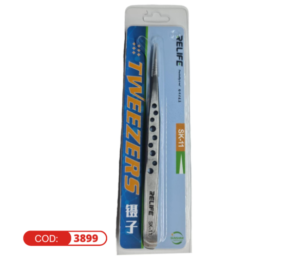 PINZA RECTA RELIFE SK-11 CON AGUJEROS