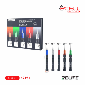 JUEGO DE DESTORNILLADORES DE TORSIÓN RL-726A 3D