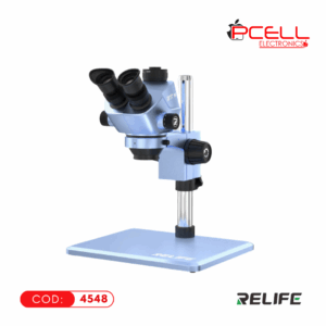 MICROSCOPIO TRINOCULAR RL-M7T PRO-B11 7X-50X (AZUL)