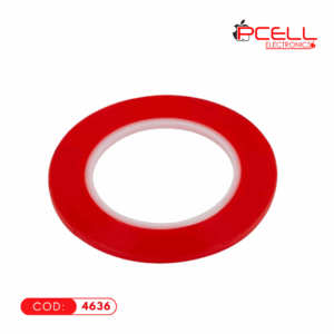 CINTA DOBLE CARA DE ALTA VISCOSIDAD TRANSPARENTE 3MM