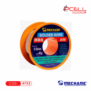 ESTAÑO EN ROLLO 0.6MM 40G DS6