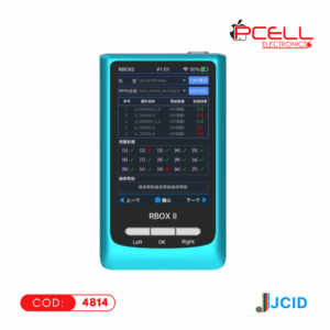 ANALIZADOR DE BUS JCID RBOX II PARA CONJUNTOS DE CHIP APPLE/QUALCOMM RFFE BUS PRUEBA DE DATOS