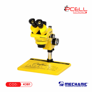 MICROSCOPIO TRINOCULAR MECHANIC MOS300-B11 (COLOR AMARILLO)