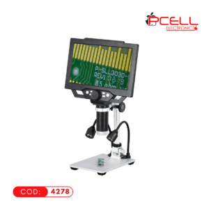 MICROSCOPIO DIGITAL G1600, 9 PULGADAS, 12MP, 1-1600X